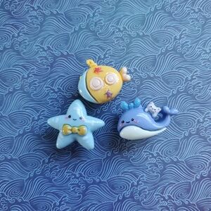 Cute Blue and Yellow Sea-themed Jibbits